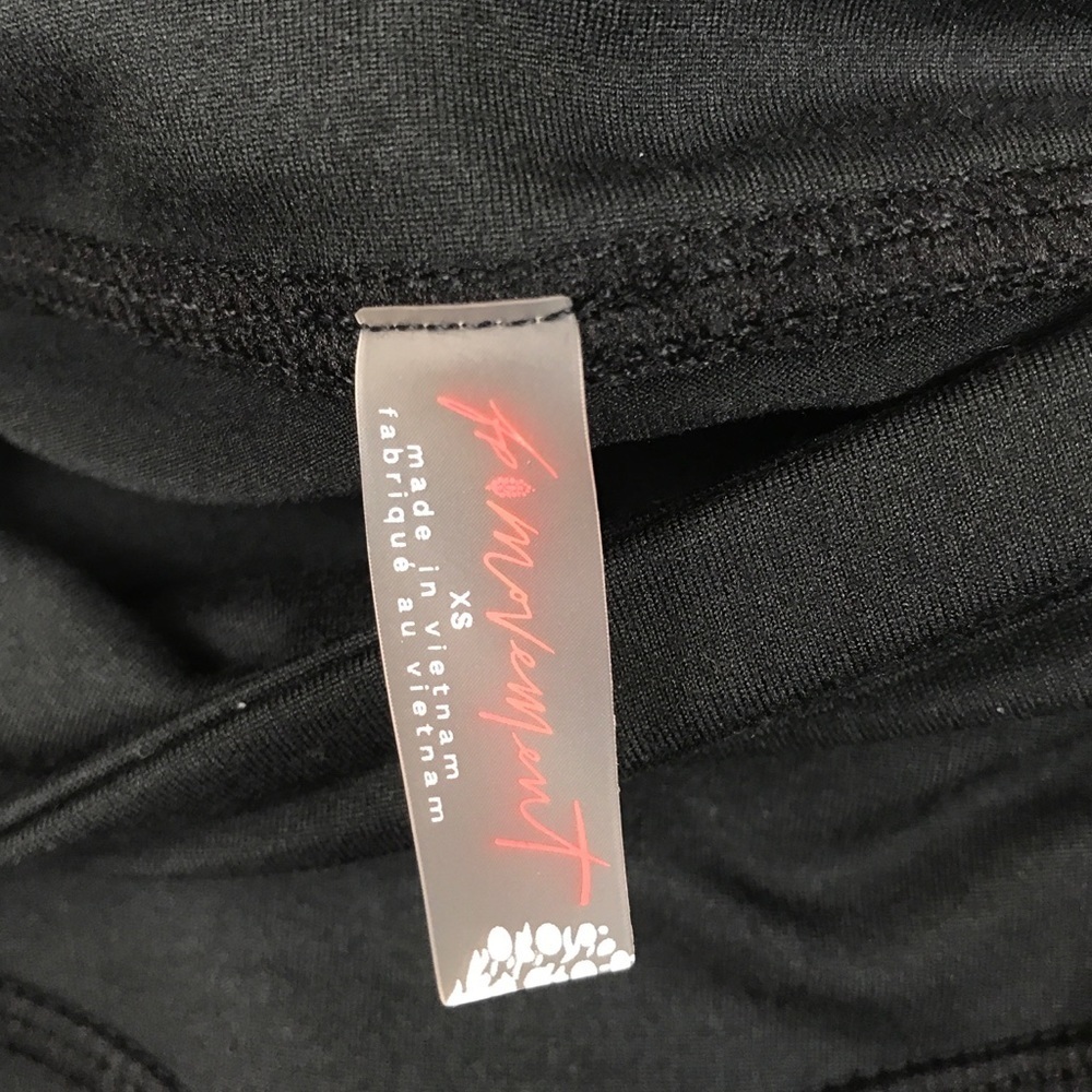 NWT Free People‎ Odessa Bike Shorts in Black Size XS - Picture 9 of 10